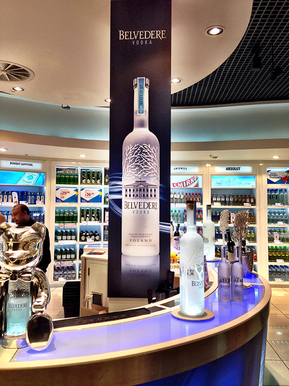 My Belvedere imagery at Heathrow Airport