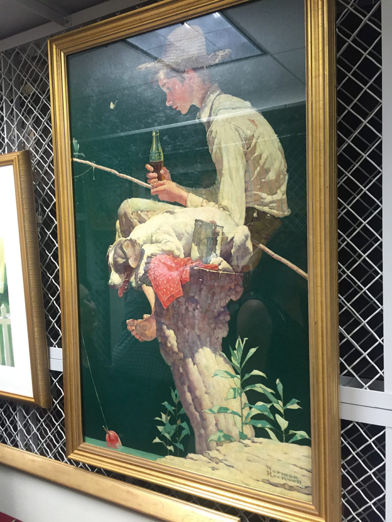 Justa a $30M Norman Rockwell painting hanging around...